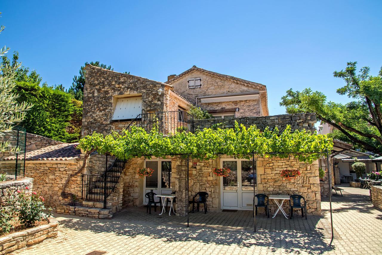 Logis Hotel Restaurant L'Escarbille Saint-Martin-dʼArdèche Kültér fotó